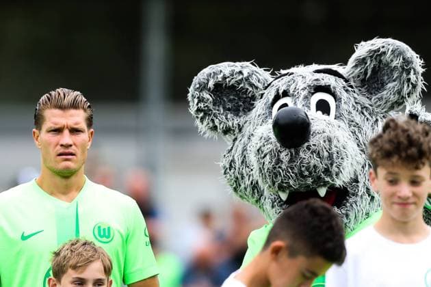 Kevin Behrens VfL Wolfsburg,17 Test Match Summer Preparation Football Bundesliga Season 2024 2025 VfL Wolfsburg vs BeckÕs Selection at Drömlingstadion in Vorsfelde Action,Football,Germany,Man,Men,13 07 2024