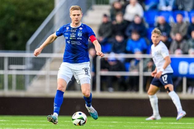 240730 Pall Klettskard of Klaksvik during the UEFA Champions League football match between Klaksvik and Malmö FF on July 30, 2024 in Klaksvik Photo Mathilda Ahlberg BILDBYRAN kod MA MA0693 fotboll football soccer fotball champions league klaksvik malmö ff bbeng Qualifiers kval  Copyright: MATHILDAxAHLBERG BB240730MA117