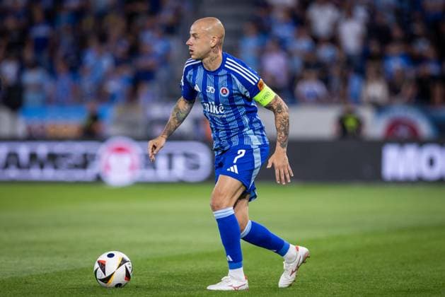 SLOVAN BRATISLAVA - NK CELJE Vladimir Weiss jr. of Slovan during the 2nd leg of Second qualifying round of the UEFA Champions League football match between SK Slovan Bratislava and Celje. Bratislava, Slovakia, July 30, 2024. PUBLICATION NOT IN SLOVAKIA Copyright: xx 080A6663
