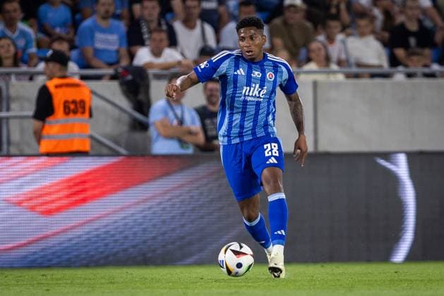 SLOVAN BRATISLAVA - NK CELJE Cesar Blackman of Slovan during the 2nd leg of Second qualifying round of the UEFA Champions League football match between SK Slovan Bratislava and Celje. Bratislava, Slovakia, July 30, 2024. PUBLICATION NOT IN SLOVAKIA Copyright: xx 080A7063