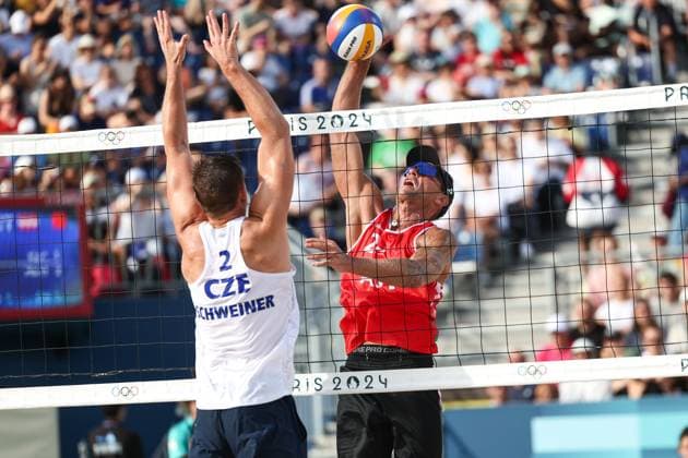 Paris 2024, Beach volleyball, Men, Czech Republic - Austria