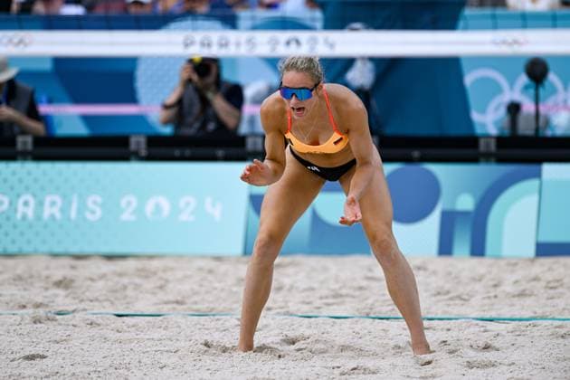 Olympic Games Beach Volleyball Paris 31 07 2024 Preliminary round, Women, GER SUI, Louisa Lippmann 2, GER , Copyright: xBEAUTIFULxSPORTS TomxBlochx