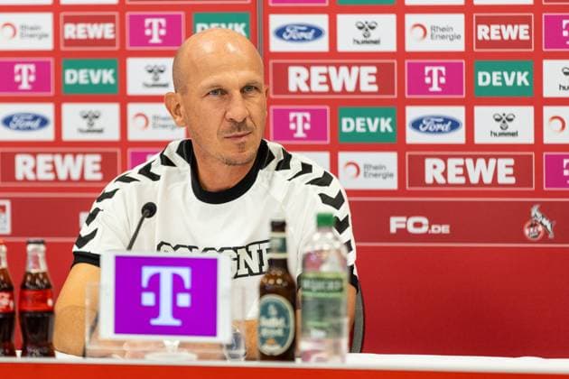 Press conference 1 FC Köln 31 07 2024 Gerhard Struber 1 FC Köln, Head Coach Press conference 1 FC Köln 31 07 2024 Copyright: xBEAUTIFULxSPORTS Buriakovx