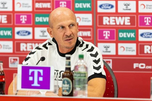 Press conference 1 FC Köln 31 07 2024 Gerhard Struber 1 FC Köln, Head Coach Press conference 1 FC Köln 31 07 2024 Copyright: xBEAUTIFULxSPORTS Buriakovx