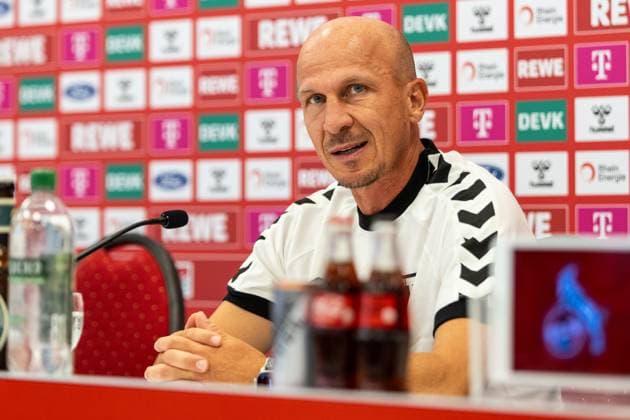 Press conference 1 FC Köln 31 07 2024 Gerhard Struber 1 FC Köln, Head Coach Press conference 1 FC Köln 31 07 2024 Copyright: xBEAUTIFULxSPORTS Buriakovx