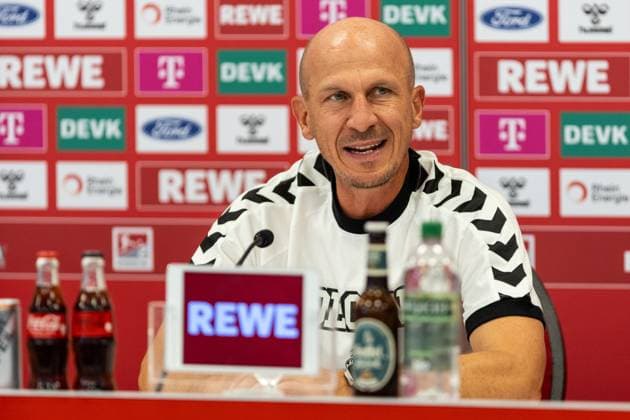 Press conference 1 FC Köln 31 07 2024 Gerhard Struber 1 FC Köln, Head Coach Press conference 1 FC Köln 31 07 2024 Copyright: xBEAUTIFULxSPORTS Buriakovx