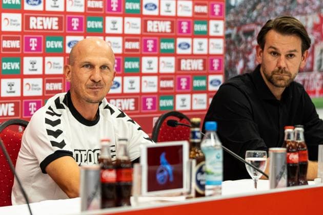 Press conference 1 FC Köln 31 07 2024 Gerhard Struber 1 FC Köln, Head Coach Press conference 1 FC Köln 31 07 2024 Copyright: xBEAUTIFULxSPORTS Buriakovx