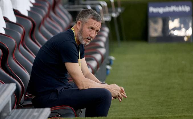 Fußball, CL-Quali, Maccabi Tel Aviv - FCSB Bukarest 31.07.2024 Budapest(Hungary) FC Maccabi Tel Aviv-FCSB Uefa second leg champions league second qualifying round men s football Mihai Stoica FCSB director :