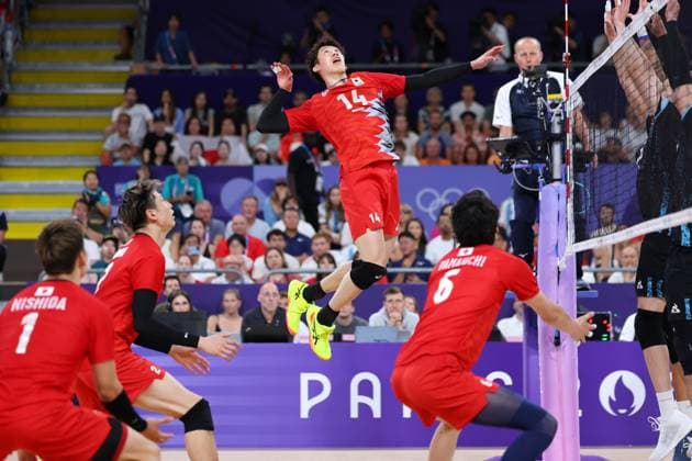Yuki Ishikawa (JPN), JULY 31, 2024 - Volleyball : Men s Preliminary Round - Pool C match between Japan 3-1 Argentina during the Paris 2024 Olympic Games, Olympische Spiele, Olympia, OS at South Paris Arena in Paris, France. Noxthirdxpartyxsales  (261510064)