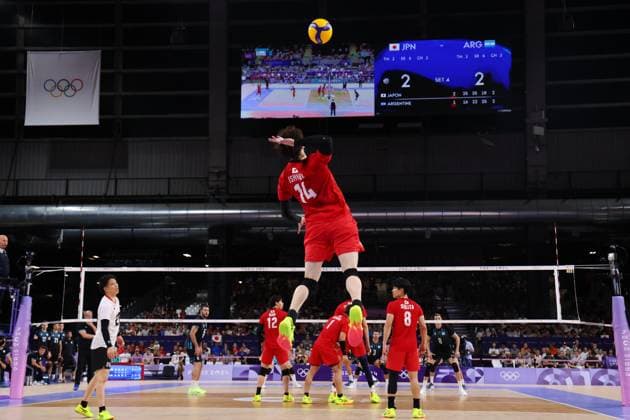 Yuki Ishikawa (JPN), JULY 31, 2024 - Volleyball : Men s Preliminary Round - Pool C match between Japan 3-1 Argentina during the Paris 2024 Olympic Games, Olympische Spiele, Olympia, OS at South Paris Arena in Paris, France. Noxthirdxpartyxsales  (261510077)