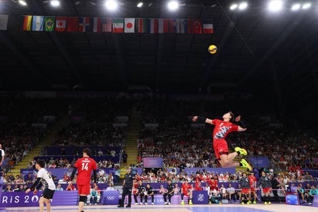 Yuji Nishida (JPN), JULY 31, 2024 - Volleyball : Men s Preliminary Round - Pool C match between Japan 3-1 Argentina during the Paris 2024 Olympic Games, Olympische Spiele, Olympia, OS at South Paris Arena in Paris, France. Noxthirdxpartyxsales  (261510281)