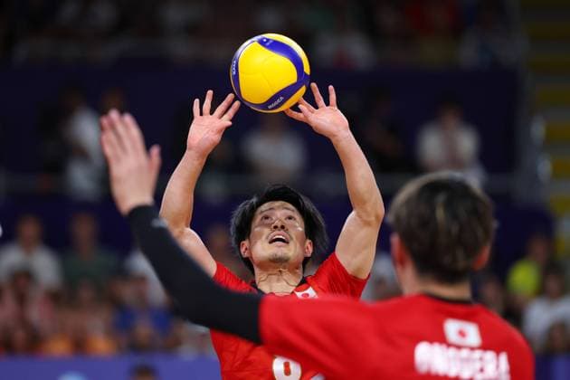 Masahiro Sekita (JPN), JULY 31, 2024 - Volleyball : Men s Preliminary Round - Pool C match between Japan 3-1 Argentina during the Paris 2024 Olympic Games, Olympische Spiele, Olympia, OS at South Paris Arena in Paris, France. Noxthirdxpartyxsales  (261510524)