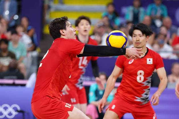 Ran Takahashi (JPN), JULY 31, 2024 - Volleyball : Men s Preliminary Round - Pool C match between Japan 3-1 Argentina during the Paris 2024 Olympic Games, Olympische Spiele, Olympia, OS at South Paris Arena in Paris, France. Noxthirdxpartyxsales  (261510576)