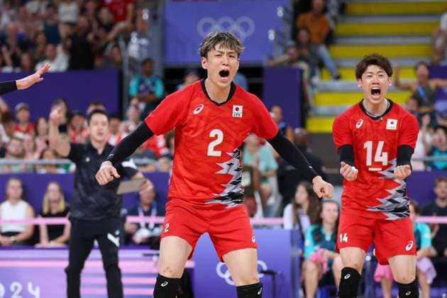 Taishi Onodera (JPN), JULY 31, 2024 - Volleyball : Men s Preliminary Round - Pool C match between Japan 3-1 Argentina during the Paris 2024 Olympic Games, Olympische Spiele, Olympia, OS at South Paris Arena in Paris, France. Noxthirdxpartyxsales  (261510642)