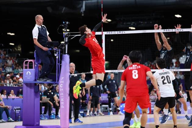 Yuki Ishikawa (JPN), JULY 31, 2024 - Volleyball : Men s Preliminary Round - Pool C match between Japan 3-1 Argentina during the Paris 2024 Olympic Games, Olympische Spiele, Olympia, OS at South Paris Arena in Paris, France. Noxthirdxpartyxsales  (261510711)
