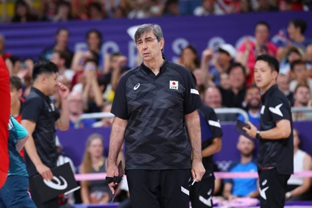 Philippe Blain head coach (JPN), JULY 31, 2024 - Volleyball : Men s Preliminary Round - Pool C match between Japan 3-1 Argentina during the Paris 2024 Olympic Games, Olympische Spiele, Olympia, OS at South Paris Arena in Paris, France. Noxthirdxpartyxsales  (261510732)