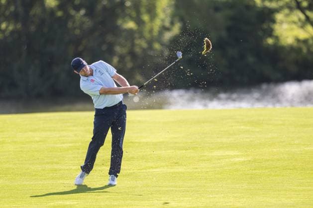240801 Alex NorÃ n of Sweden competes in men s individual golf round 1 during day 6 of the Paris 2024 Olympic Games on August 1, 2024 in Paris Photo Ludvig Thunman BILDBYRAN code LT LT0653 golf olympic games olympics os ol olympiska spel olympiske leker paris 2024 paris os paris ol 6 bbeng sweden sverige  Copyright: LUDVIGxTHUNMAN BB240801LT017