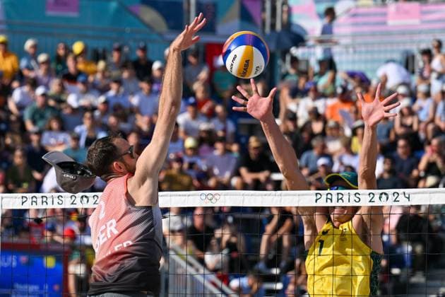 Paris 2024, Beach volleyball, Men, Germany - Australia