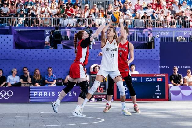 Paris 2024, 3x3 Basketball, Women, Germany - Canada