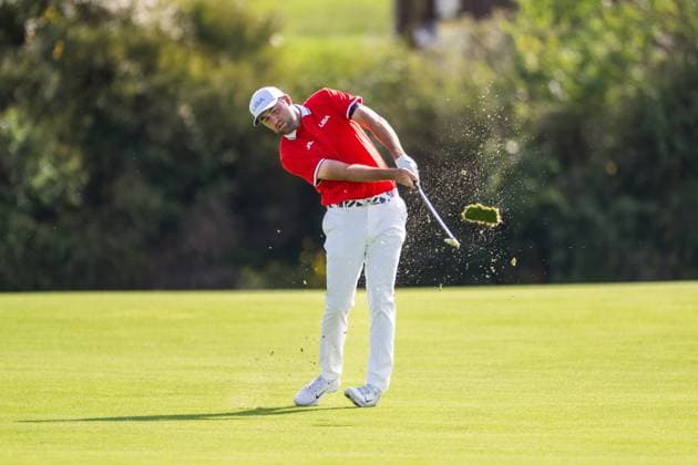 240801 Scottie Scheffler of USA competes in men s individual golf round 1 during day 6 of the Paris 2024 Olympic Games on August 1, 2024 in Paris Photo Ludvig Thunman BILDBYRAN kod LT LT0653 golf olympic games olympics os ol olympiska spel olympiske leker paris 2024 paris os paris ol 6 bbeng usa  Copyright: LUDVIGxTHUNMAN BB240801LT037