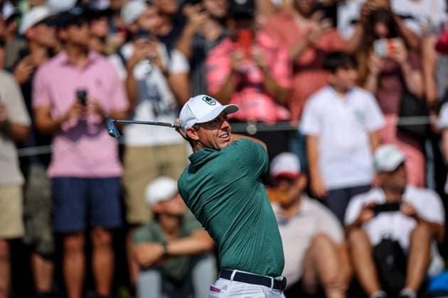 Paris 2024 Olympic Games, Olympische Spiele, Olympia, OS Le Golf National, Guyancourt, Paris, France 1 8 2024 Men™s Round 1 Ireland™s Rory McIlroy tee™s off the second Rory McIlroy tee™s off the second 1 8 2024  Copyright: x INPHO JamesxCrombiex JRH26545