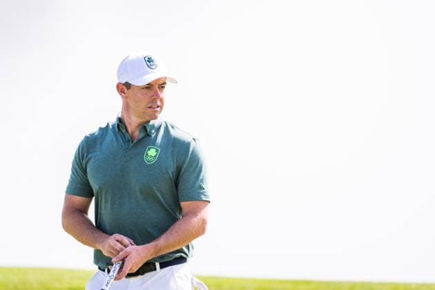 240801 Rory McIlroy of Ireland competes in men s individual golf round 1 during day 6 of the Paris 2024 Olympic Games on August 1, 2024 in Paris Photo Ludvig Thunman BILDBYRAN kod LT LT0653 golf olympic games olympics os ol olympiska spelen olympiske leker paris 2024 paris os paris ol 6 bbeng irland ireland  Copyright: LUDVIGxTHUNMAN BB240801LT045