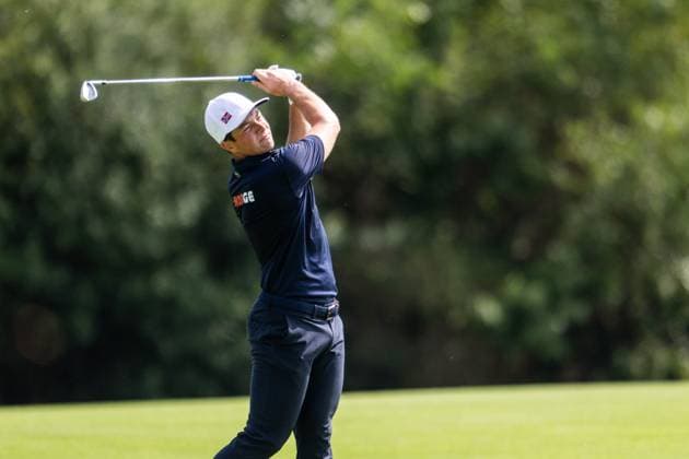 240801 Viktor Hovland of Norway competes in men s individual golf round 1 during day 6 of the Paris 2024 Olympic Games on August 1, 2024 in Paris Photo Ludvig Thunman BILDBYRAN code LT LT0653 golf olympic games olympics os ol olympiska spel olympiske leker paris 2024 paris os paris ol 6 bbeng norge norway  Copyright: LUDVIGxTHUNMAN BB240801LT076