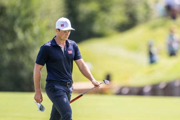 240801 Viktor Hovland of Norway competes in men s individual golf round 1 during day 6 of the Paris 2024 Olympic Games on August 1, 2024 in Paris Photo Ludvig Thunman BILDBYRAN code LT LT0653 golf olympic games olympics os ol olympiska spel olympiske leker paris 2024 paris os paris ol 6 bbeng norge norway  Copyright: LUDVIGxTHUNMAN BB240801LT088