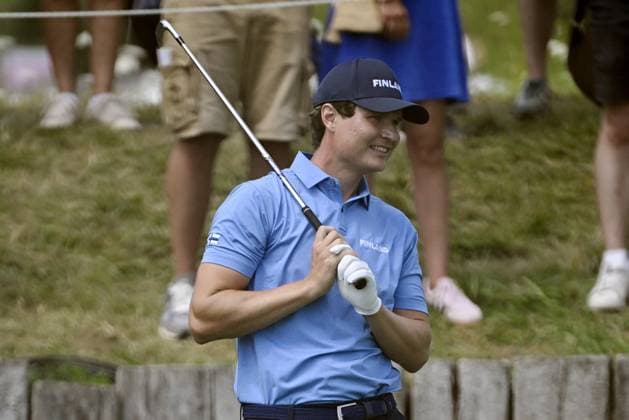 Tapio Pulkkanen of Finland competes during men s individual stroke play in golf at the Paris Summer Olympic Games, Olympische Spiele, Olympia, OS in Le Golf National on August 1, 2024. Paris France LKFTJK20240801135743KFMT  Copyright: xAnttixAimo-Koivistox LKFTJK20240801135743KFMT