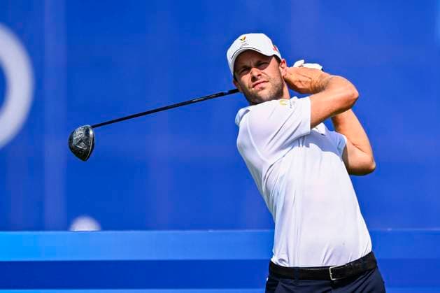 Paris 2024 Olympic Games, Olympische Spiele, Olympia, OS - 01 08 2024 PARIS, FRANCE - AUGUST 01 : Detry Thomas (BEL) Golf - Stroke Play (Male) pictured during the Men s Individual Stroke Play Round 1 on day 6 of the XXXIII Paris 2024 Summer Olympic Games on August 1, 2024 in Paris, France, 01 08 2024 Paris France  Copyright: xGvgx