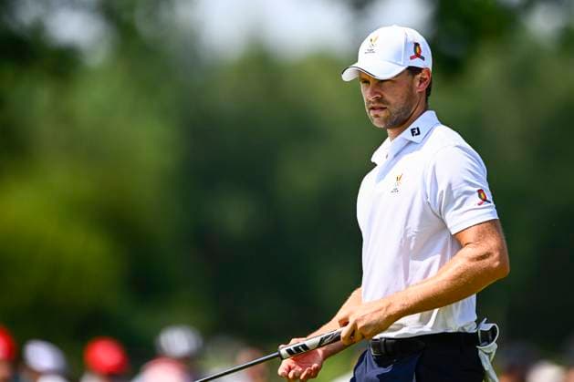 Paris 2024 Olympic Games, Olympische Spiele, Olympia, OS - 01 08 2024 PARIS, FRANCE - AUGUST 01 : Detry Thomas (BEL) Golf - Stroke Play (Male) pictured during the Men s Individual Stroke Play Round 1 on day 6 of the XXXIII Paris 2024 Summer Olympic Games on August 1, 2024 in Paris, France, 01 08 2024 Paris France  Copyright: xGvgx