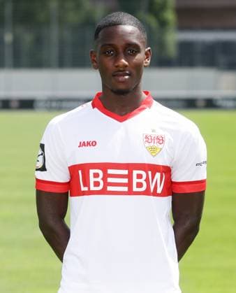 Stuttgart , Photo session , Kaden Amaniampong VfB Stuttgart II 3 Liga portrait appointment 2024 2025