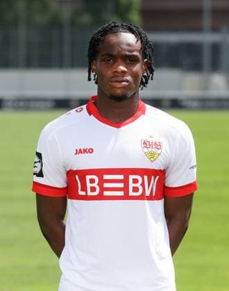Stuttgart , Photo session , Maurice Boakye VfB Stuttgart II 3 Liga portrait appointment 2024 2025