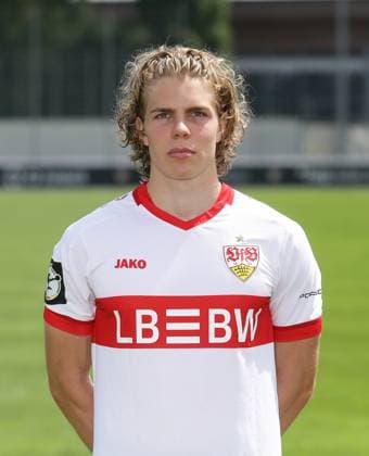 Stuttgart , Photo shoot , Tino Kaufmann VfB Stuttgart II 3 Liga portrait appointment 2024 2025