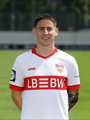 Stuttgart , Photo session , Nicolas Sessa VfB Stuttgart II 3 Liga portrait appointment 2024 2025