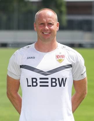 Stuttgart , Photo session , Goalkeeping coach Kai Rabe VfB Stuttgart II 3 Liga portrait appointment 2024 2025