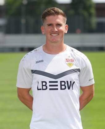 Stuttgart , Photo session , Athletics coach Timm Zudrell VfB Stuttgart II 3 Liga portrait appointment 2024 2025