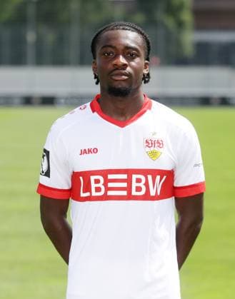 Stuttgart , Photo session , Benjamin Boakye VfB Stuttgart II 3 Liga portrait appointment 2024 2025