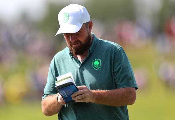 Paris 2024 Olympic Games, Olympische Spiele, Olympia, OS Le Golf National, Guyancourt, Paris, France 1 8 2024 Ireland™s Shane Lowry on the second hole Shane Lowry on the second hole 1 8 2024  Copyright: x INPHO JamesxCrombiex JRH29770