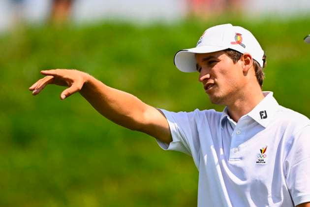 Paris 2024 Olympic Games, Olympische Spiele, Olympia, OS - 01 08 2024 PARIS, FRANCE - AUGUST 01 : Dumont De Chassart Adrien (BEL) Golf - Stroke Play (Male) pictured during the Men s Individual Stroke Play Round 1 on day 6 of the XXXIII Paris 2024 Summer Olympic Games on August 1, 2024 in Paris, France, 01 08 2024 Paris France  Copyright: xGvgx