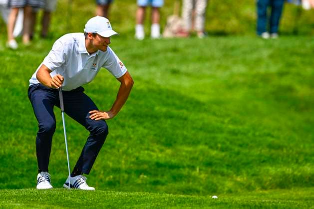 Paris 2024 Olympic Games, Olympische Spiele, Olympia, OS - 01 08 2024 PARIS, FRANCE - AUGUST 01 : Dumont De Chassart Adrien (BEL) Golf - Stroke Play (Male) pictured during the Men s Individual Stroke Play Round 1 on day 6 of the XXXIII Paris 2024 Summer Olympic Games on August 1, 2024 in Paris, France, 01 08 2024 Paris France  Copyright: xGvgx