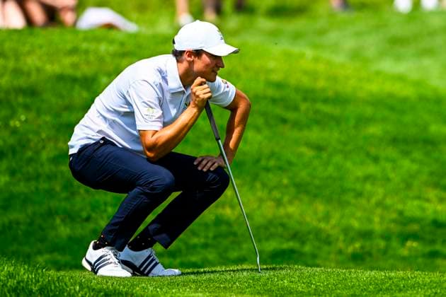 Paris 2024 Olympic Games, Olympische Spiele, Olympia, OS - 01 08 2024 PARIS, FRANCE - AUGUST 01 : Dumont De Chassart Adrien (BEL) Golf - Stroke Play (Male) pictured during the Men s Individual Stroke Play Round 1 on day 6 of the XXXIII Paris 2024 Summer Olympic Games on August 1, 2024 in Paris, France, 01 08 2024 Paris France  Copyright: xGvgx