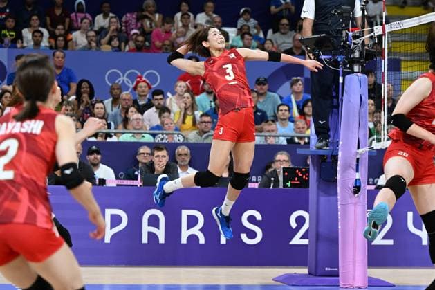 Sarina Koga (JPN), AUGUST 1, 2024 - Volleyball : Women s Preliminary Round - Pool B match between Brasil - Japan during the Paris 2024 Olympic Games, Olympische Spiele, Olympia, OS at South Paris Arena in Paris, France. Noxthirdxpartyxsales  (261580509)