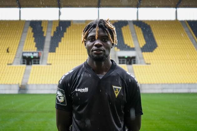 Jabez Makanda Alemannia Aachen, 3 GER, Alemannia Aachen, Football, 3 Liga, Season 2024 2025, 31 07 2024 GER, Alemannia Aachen, Football, 3 Liga, Season 2024 2025, Mediaday, Player portraits, 31 07 2024 Aachen Copyright: xEibner-Pressefoto JustinxAlexandx EP_JDU