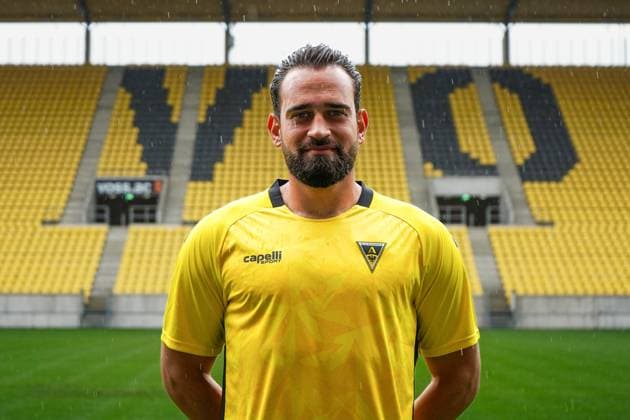 Leroy Zeller Alemannia Aachen, 33 GER, Alemannia Aachen, Football, 3 Liga, Season 2024 2025, 31 07 2024 GER, Alemannia Aachen, Football, 3 Liga, Season 2024 2025, Mediaday, Player portraits, 31 07 2024 Aachen Copyright: xEibner-Pressefoto JustinxAlexandx EP_JDU