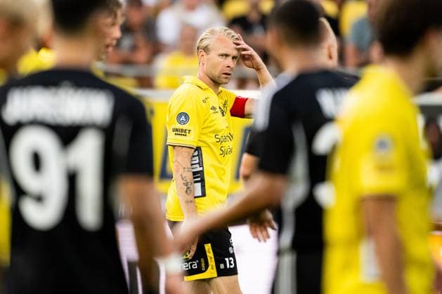 240801 Johan Larsson of Elfsborg during the UEFA Europa League qualification match between Elfsborg and Sheriff Tiraspol on August 1, 2024 in Boras Photo Jörgen Jarnberger BILDBYRAN COP 112 JJ0383 fotboll football soccer fotball uefa europa league kval qualifying round qualification elfsborg sheriff tiraspol bbeng  Copyright: JÖRGENxJARNBERGER BB240801JJ047