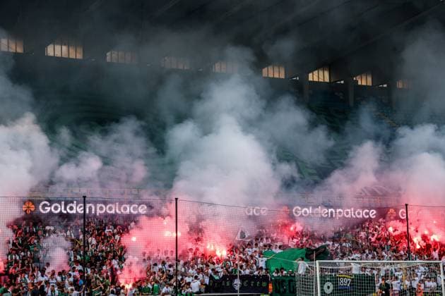 Cercle Brugge v Kilmarnock FC - UEFA Europa League BRUGGE, BELGIUM - AUGUST 01 : Fans of Cercle Brugge ahead of the UEFA Europa League Second qualifying round, 2nd leg match between Cercle Brugge and Kilmarnock F.C. at the Jan Breydel stadium on August 01, 2024 in Brugge, Belgium, 01 08 2024 Brugge Belgium  Copyright: xTomasxSiskx