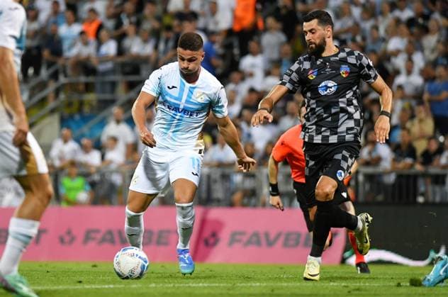 Croatia, Rijeka, 010824. Stadium Rujevica. Return match of the 2nd preliminary round of the UEFA European League HNK Rijeka - FC Corvinul Hunedoara. In the photo: Franjo Ivanovic. Photo: Damir Skomrlj CROPIX Copyright: xxDamirxSkomrljx rijeka_corvinul16-010824