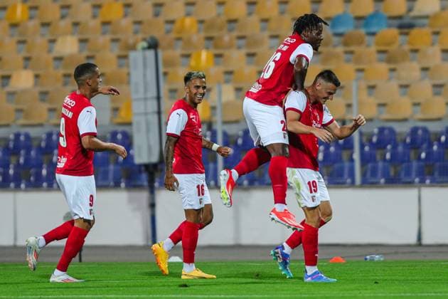 Fußball, EL-Quali, Maccabi Petach Tikwa - Sporting Braga Football - League Europe - Second qualifying round - FC Maccabi Petah Tikva - S.C. Braga - 01.08.2024 Adrian Marin Sofia Bulgaria Copyright: xYulianxTodorovx