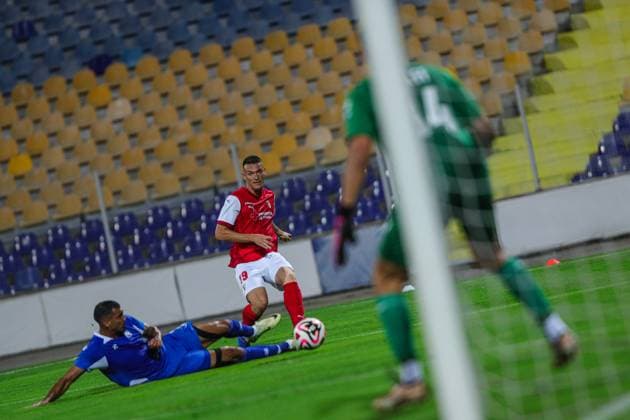 Fußball, EL-Quali, Maccabi Petach Tikwa - Sporting Braga Football - League Europe - Second qualifying round - FC Maccabi Petah Tikva - S.C. Braga - 01.08.2024 Adrian Marin Sofia Bulgaria Copyright: xYulianxTodorovx